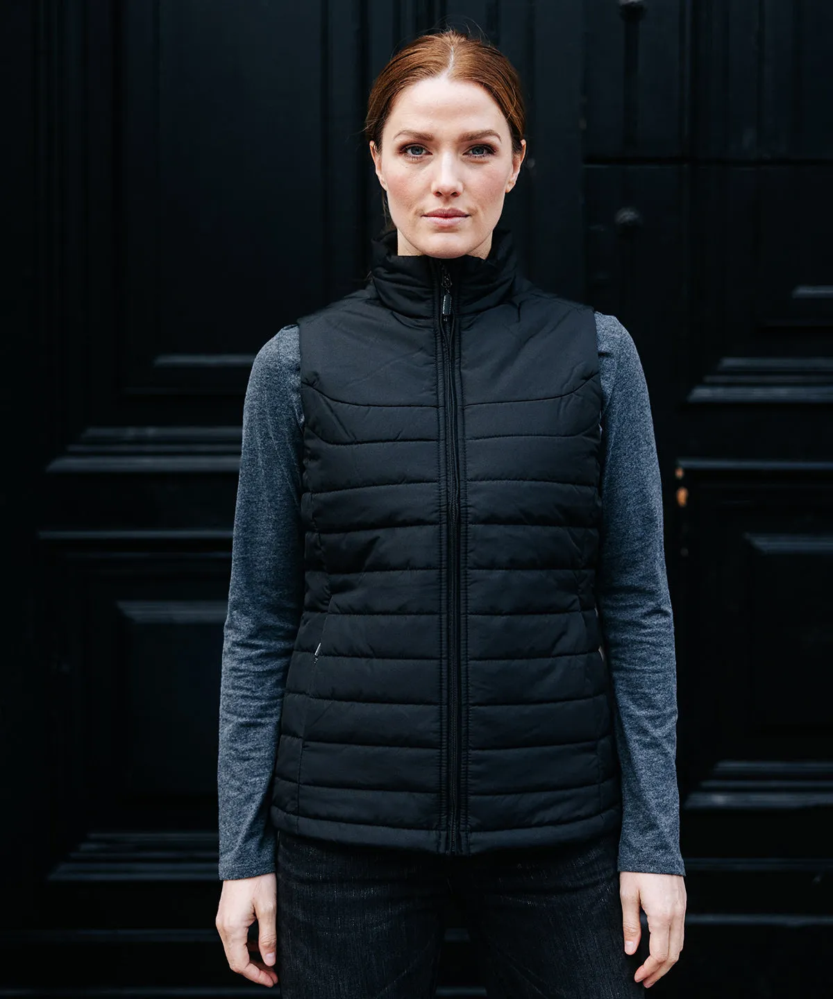 Black - Women's Nautilus quilted bodywarmer