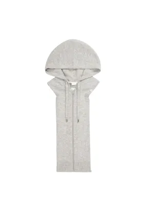 Cashmere Hoodie Dickey in Grey