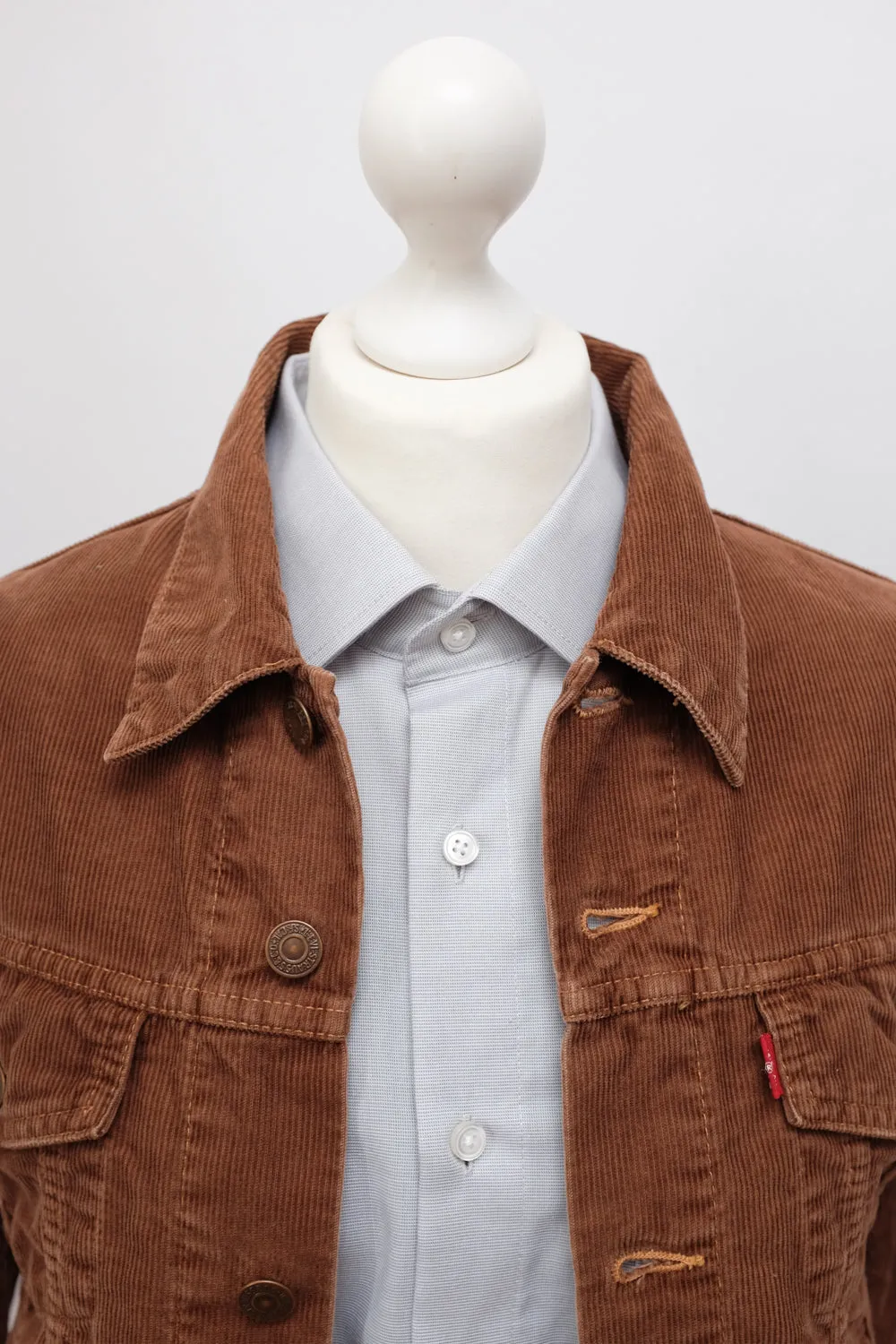 CORDUROY CHOCOLATE LEVIS JACKET