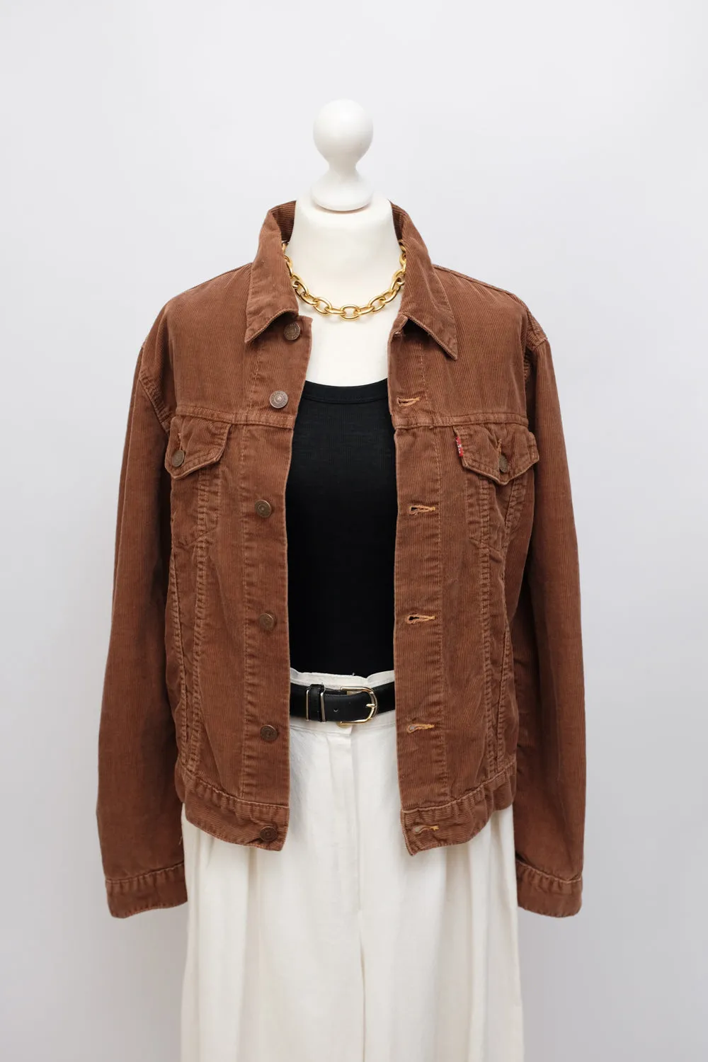 CORDUROY CHOCOLATE LEVIS JACKET