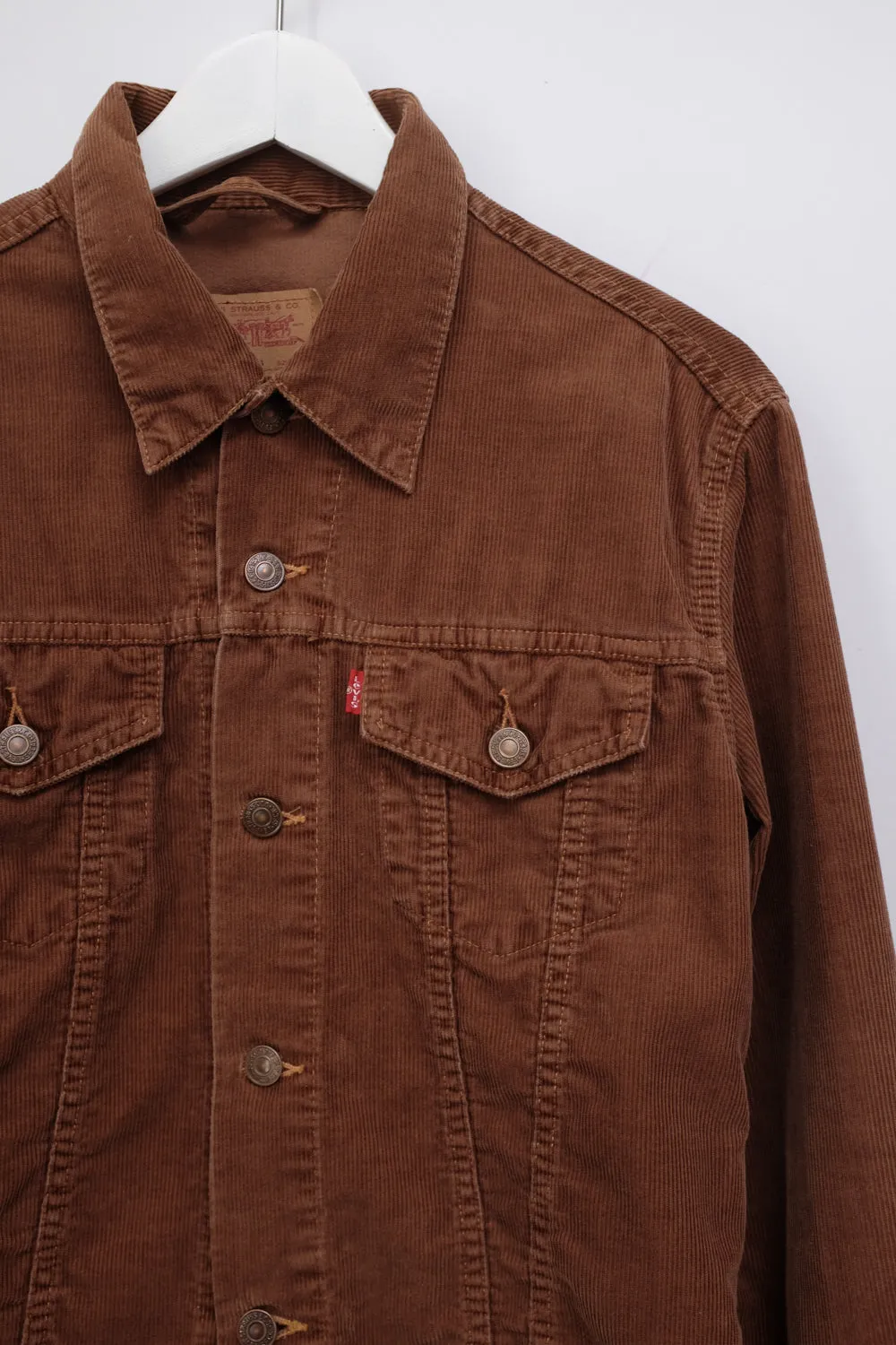 CORDUROY CHOCOLATE LEVIS JACKET