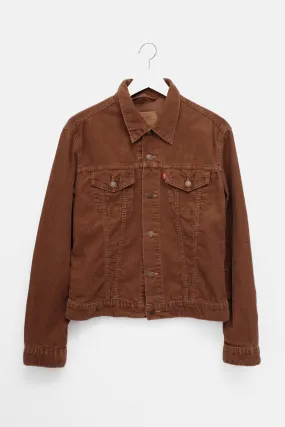 CORDUROY CHOCOLATE LEVIS JACKET