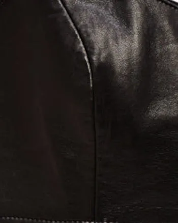 CULT RECYCLED LEATHER JACKET | Black