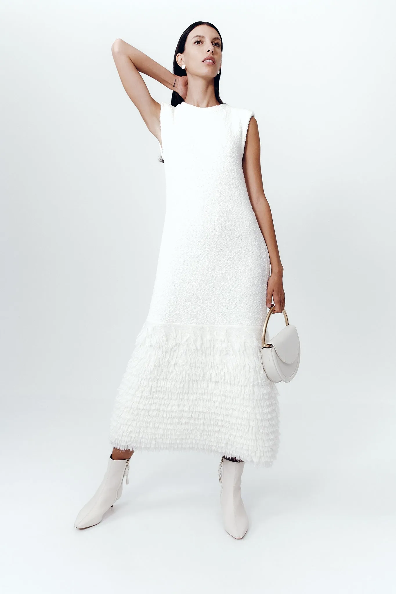 Dimension Knit Midi Dress