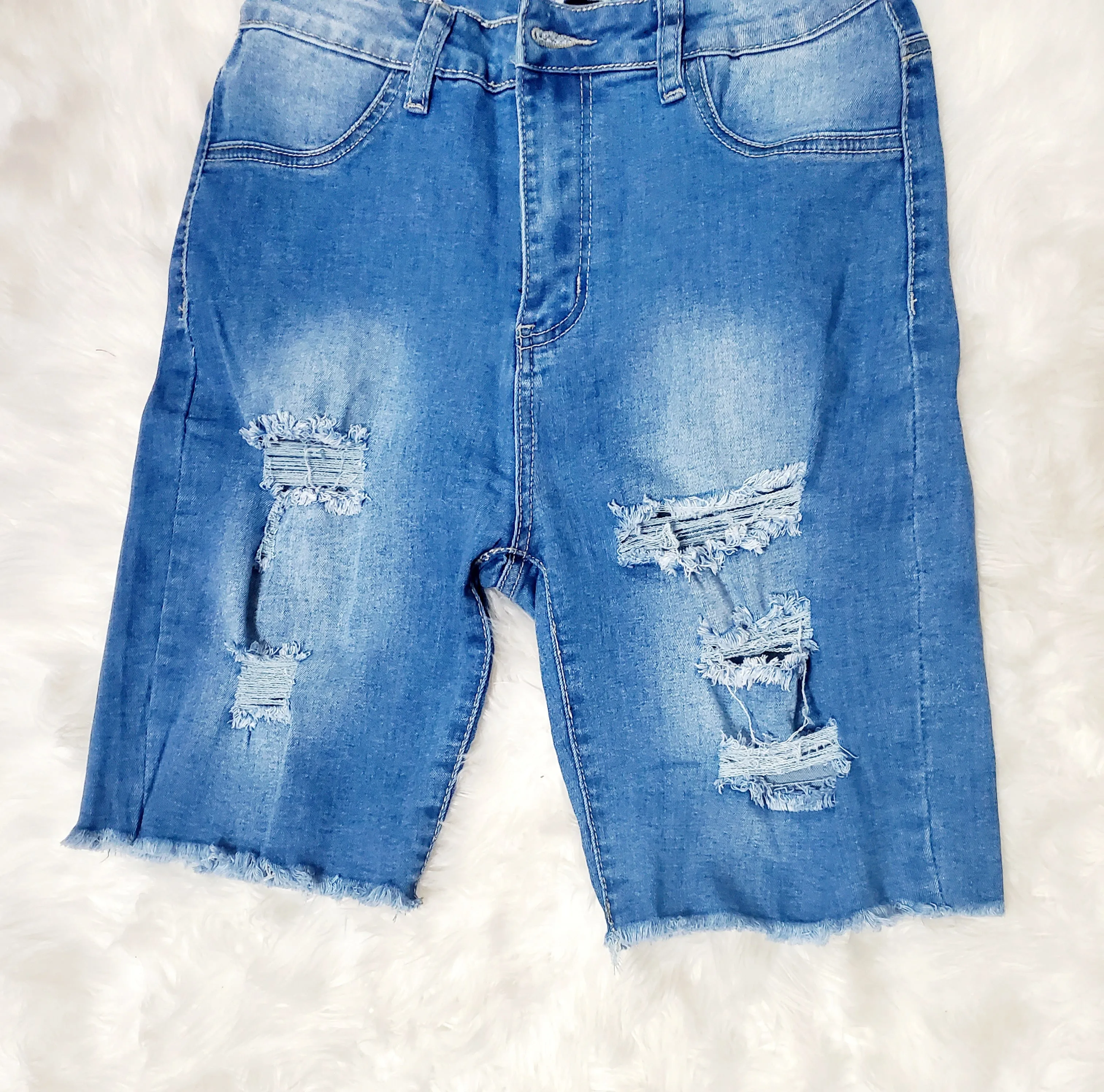 Distress Me Out Denim Shorts