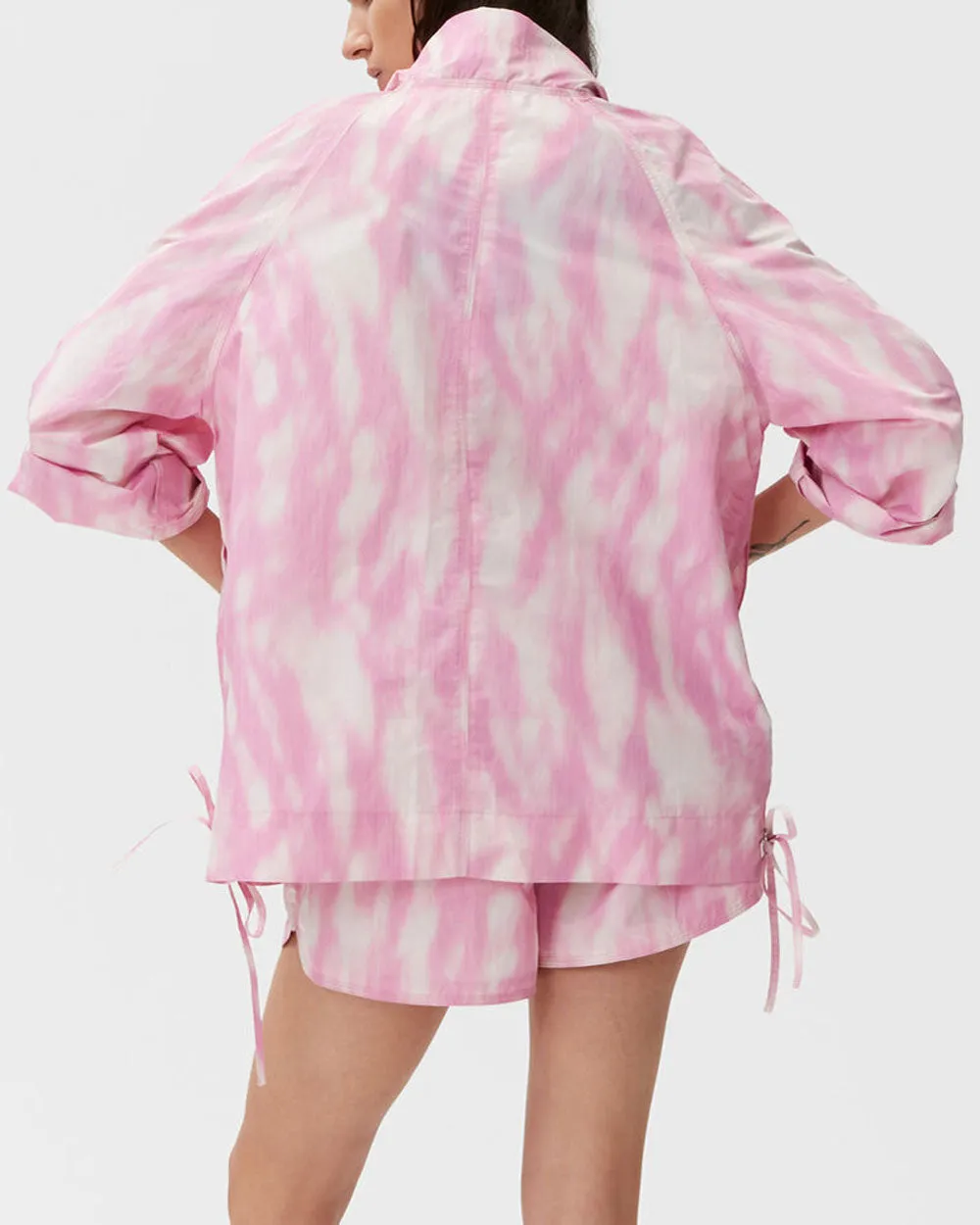 Dreamy Daze Phlox Oversized Anorak