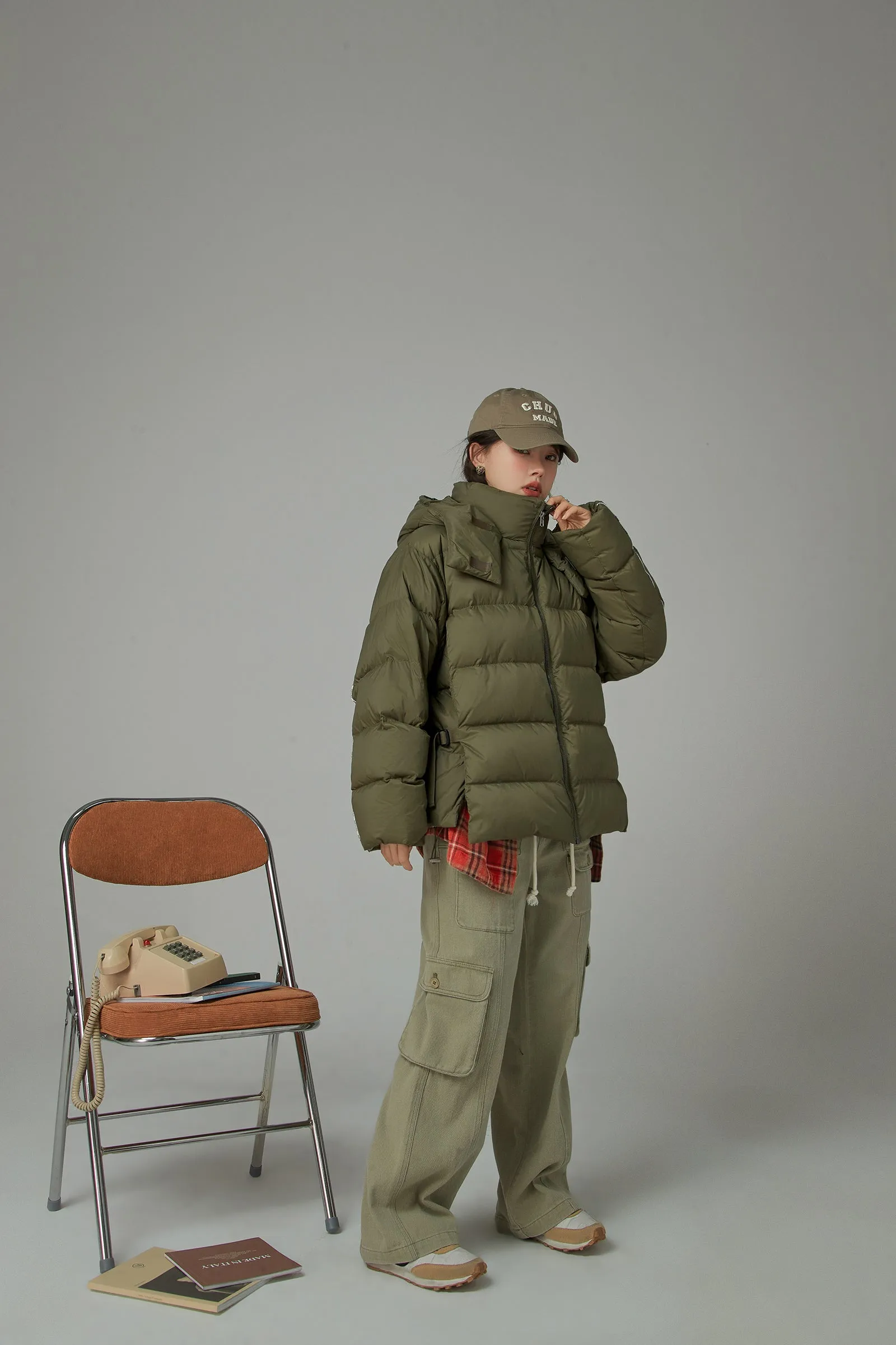 Fast Forward Oversized Hooded Padded Jacket