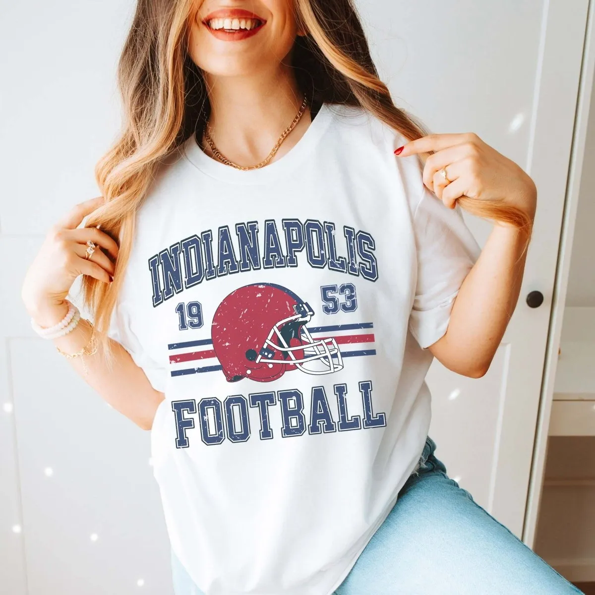 Indianapolis Football Bella Graphic Tee