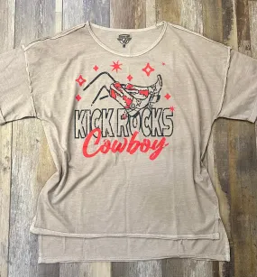 Kick Rocks Cowboy Distressed
Vintage T Shirt