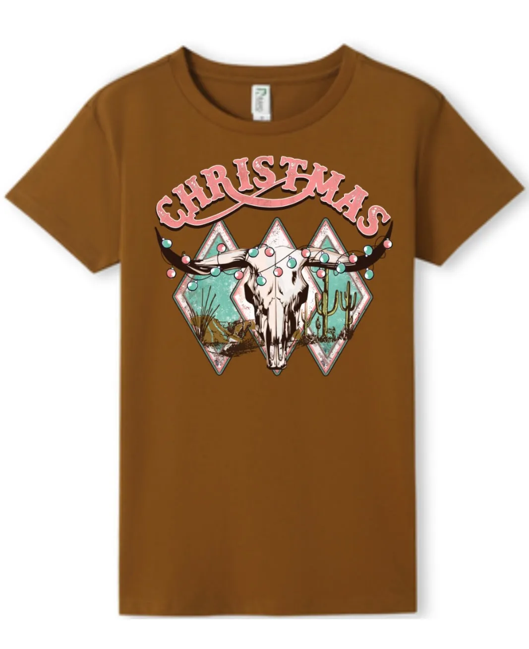 Kids Western Christmas Tee