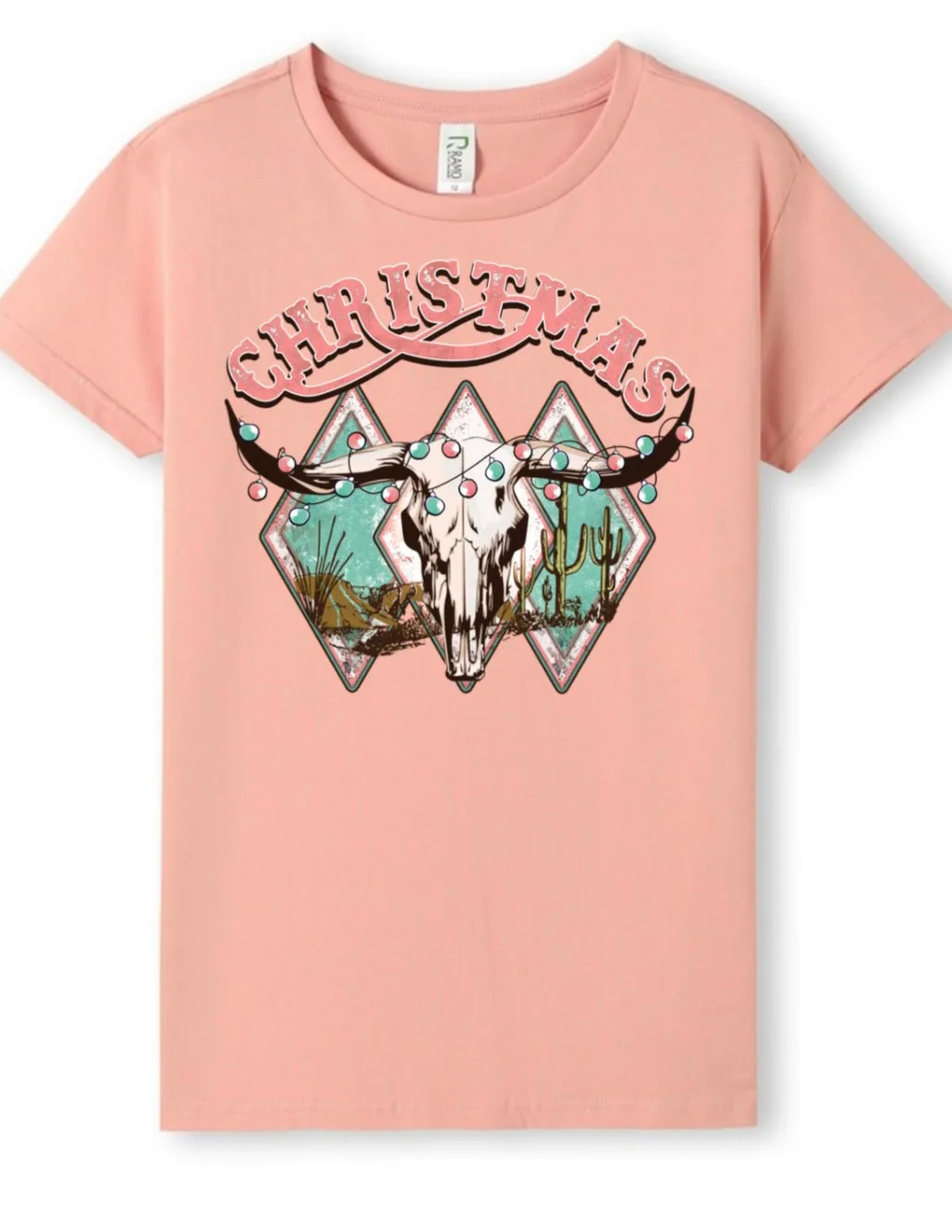 Kids Western Christmas Tee