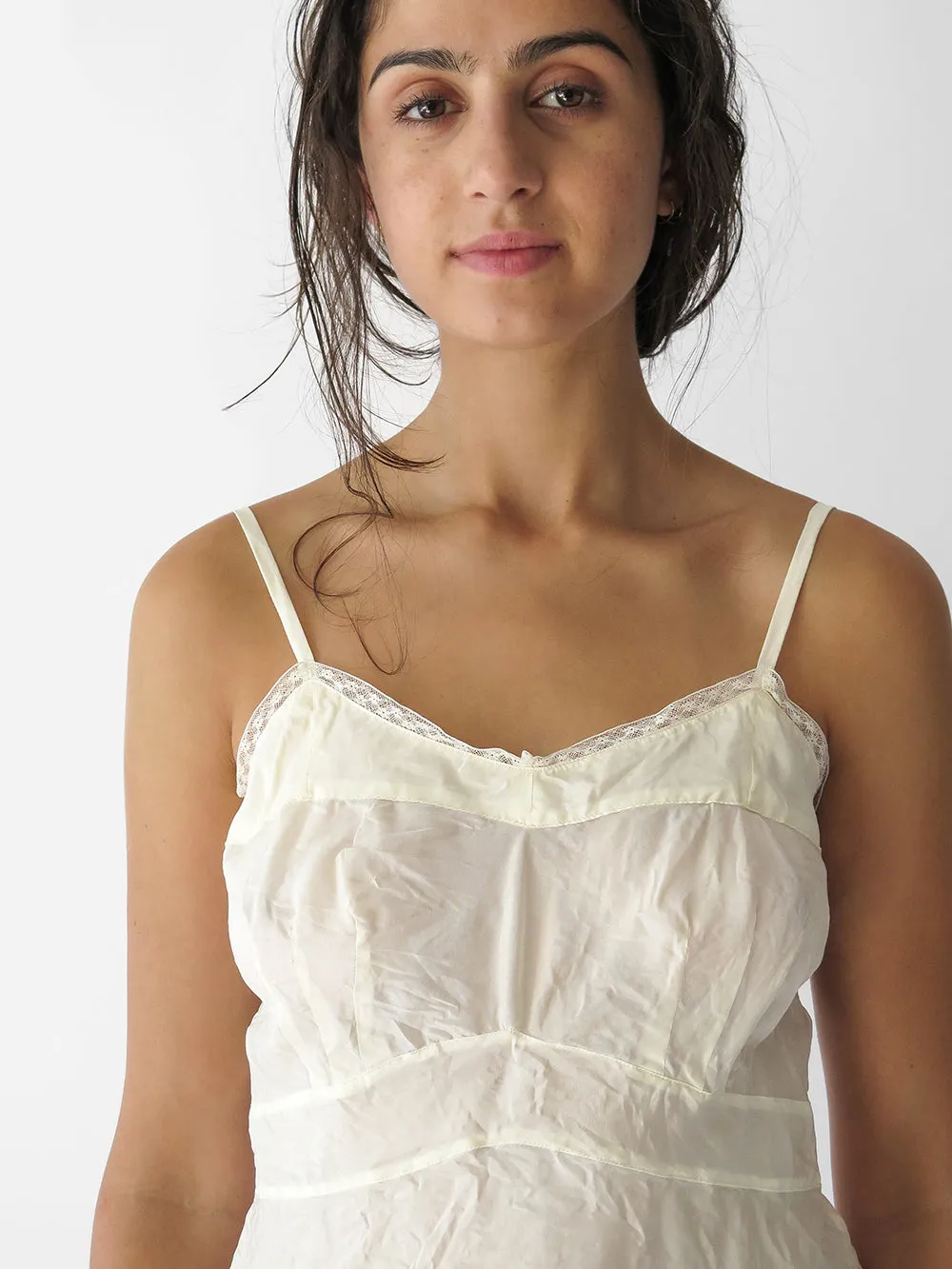 Lolita Silk Camisole in Ivory