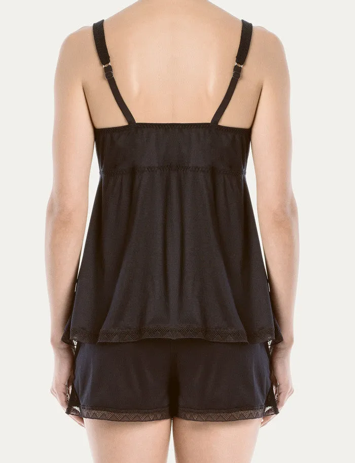 London Camisole Midnight Black