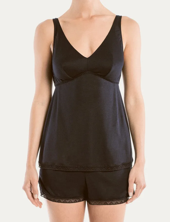 London Camisole Midnight Black