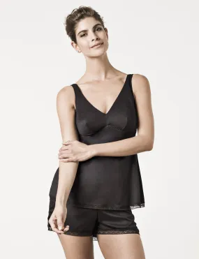 London Camisole Midnight Black