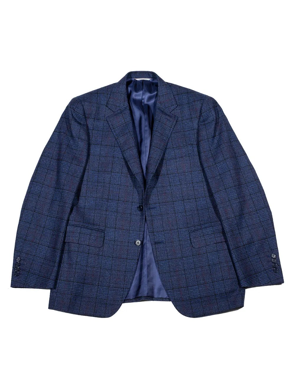 Overcheck Jacket Blue