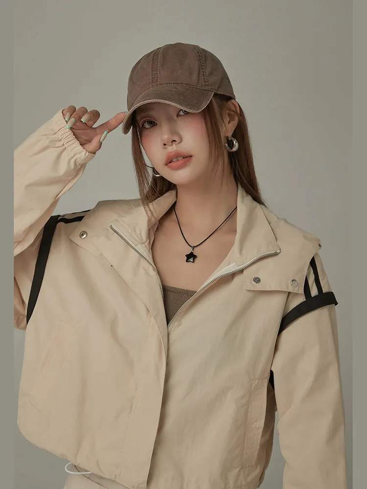 Oversized Hooded Lined Jacket