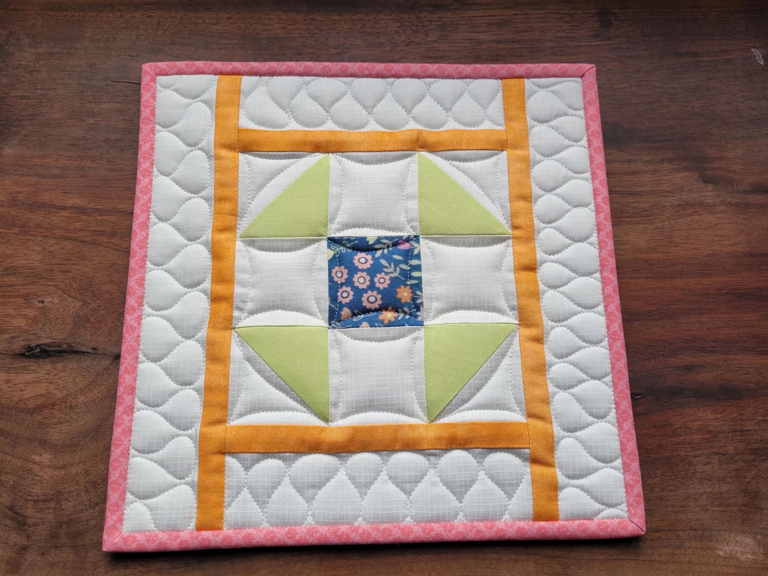 Quilted Hot Mats | Patchwork Potholders | Kitchen Gift