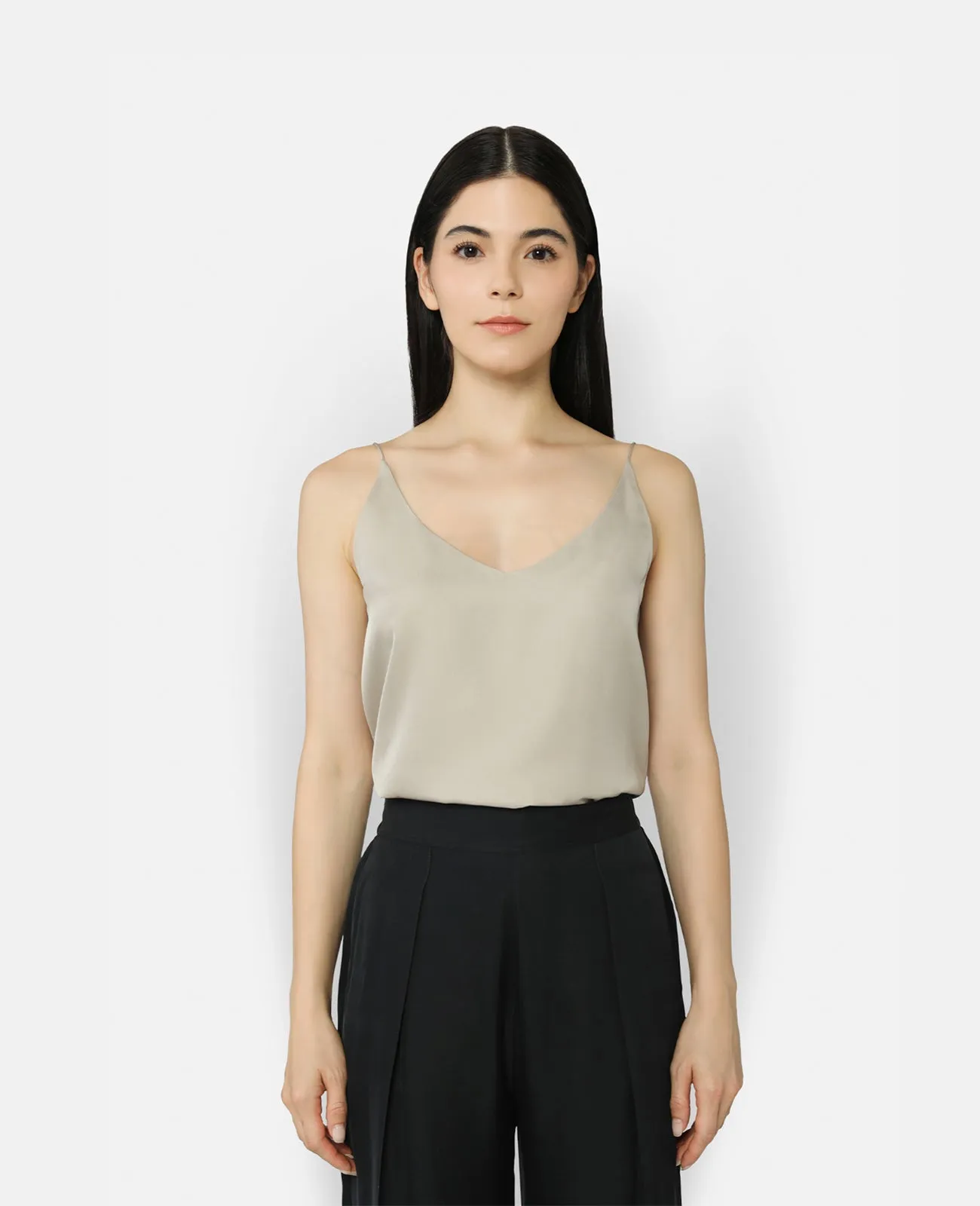 Silk Signature V-neck Camisole