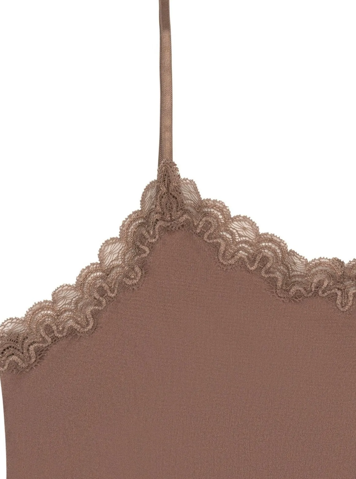 Soft Silk Lace Camisole - Toffee