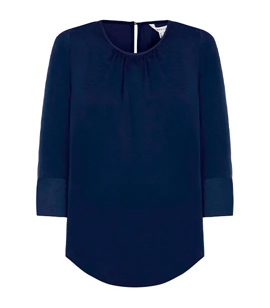 Sustainable Blouse Navy