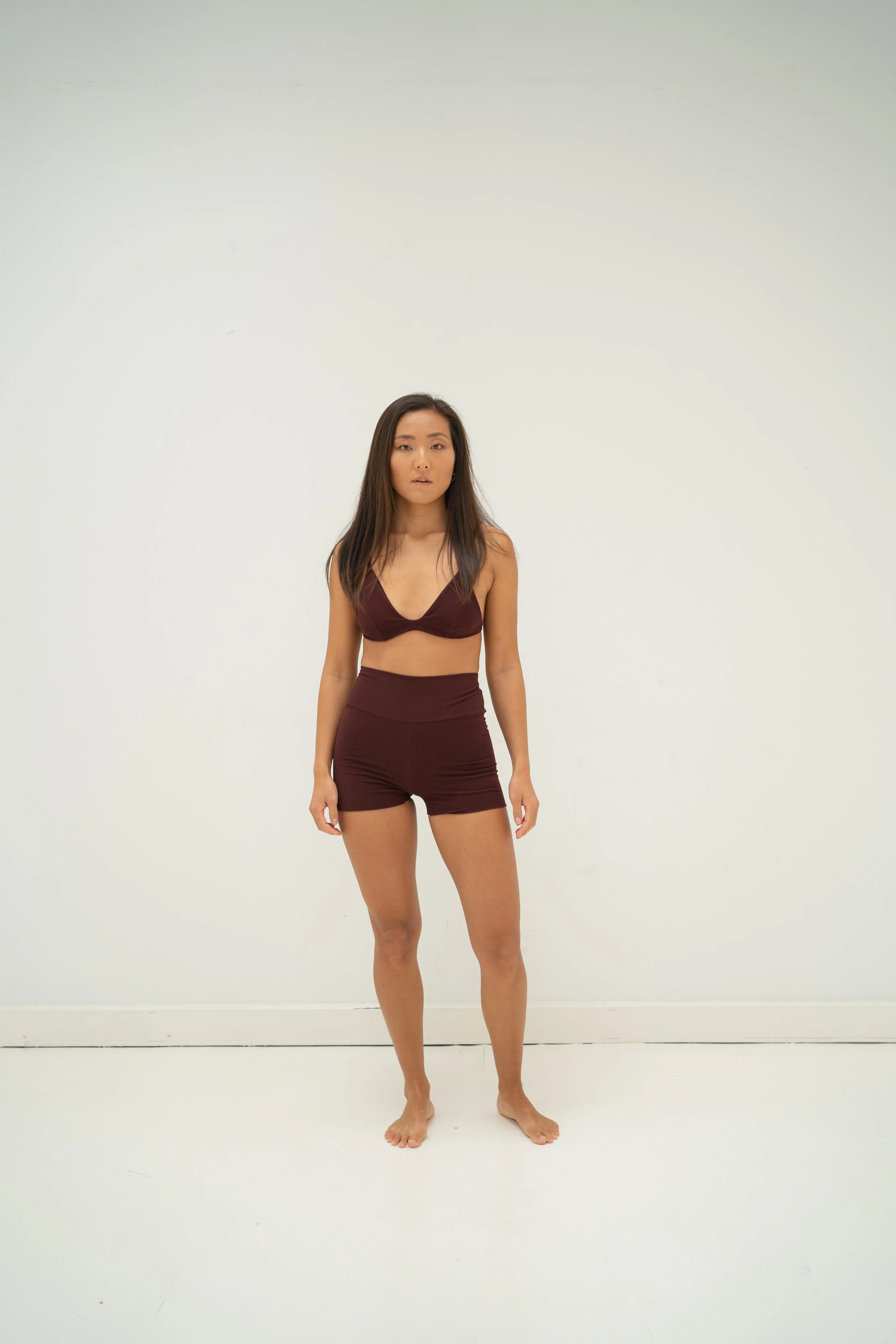 sustainable swimwear top kaya wine