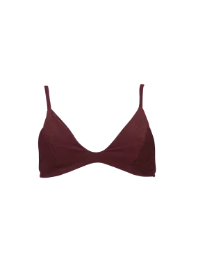 sustainable swimwear top kaya wine