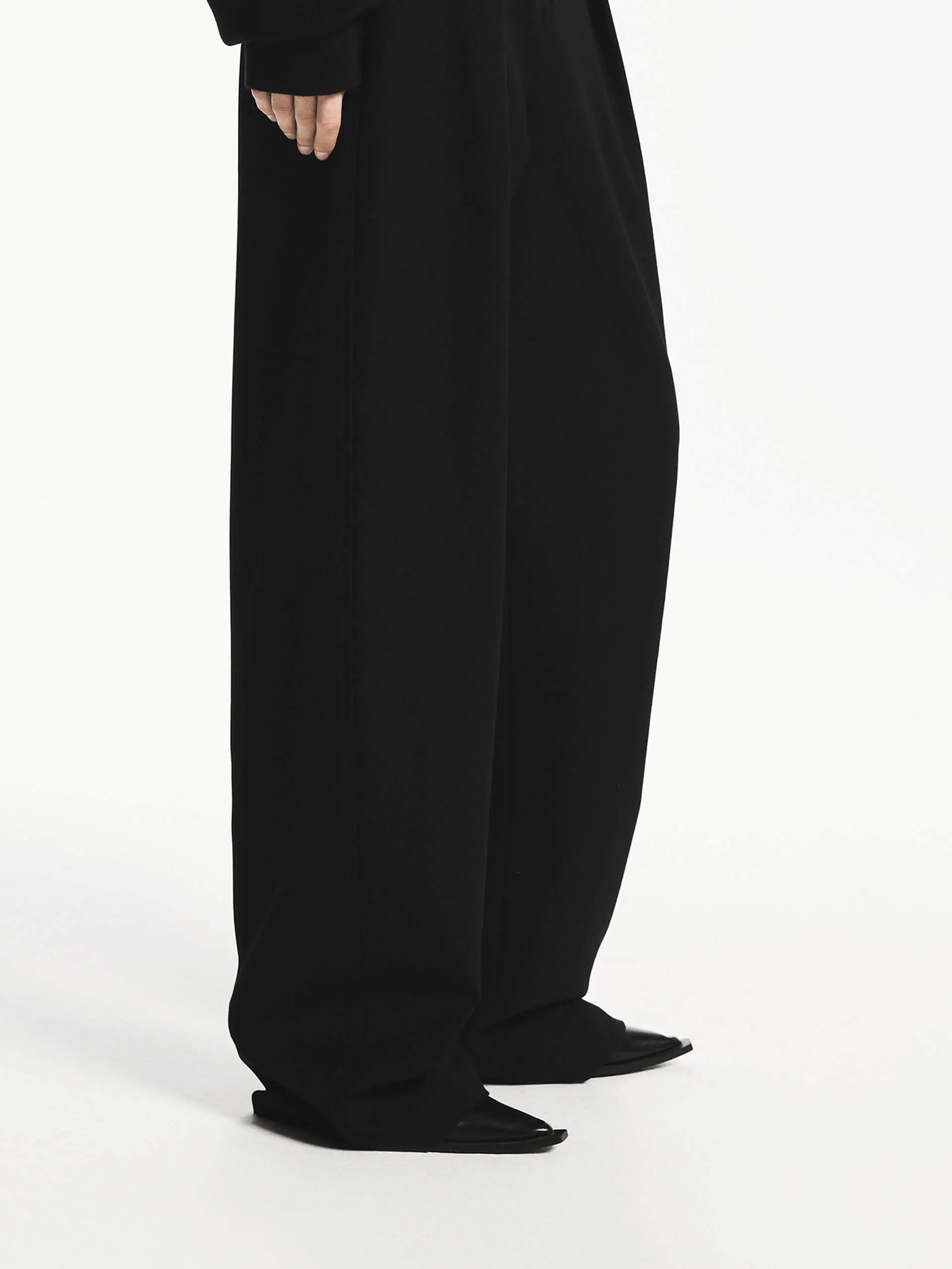 Tailored Wool Blend Pants