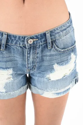 Take It Easy Jean Shorts - Medium