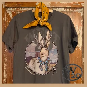 West 20 Custom Grey Jackalope Tee